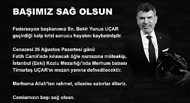 Türkiye Motosiklet Federasyonu Başkanı Bekir Yunus Uçar, Yaşamını Yitirdi