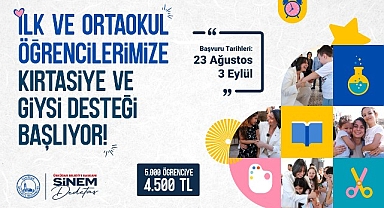 Üsküdar'da İlk ve Orta Öğretim Öğrencilerine Kırtasiye ve Giyim Desteği Başlıyor