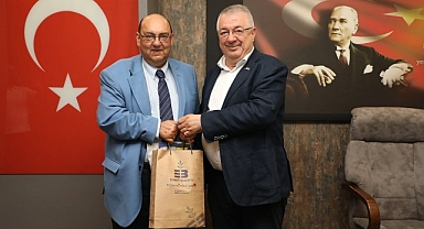 Yunanlı Başkan’dan Edremit Belediyesi’ne ziyaret