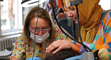 200 engelli bireyin ağız ve diş tedavileri yapıldı