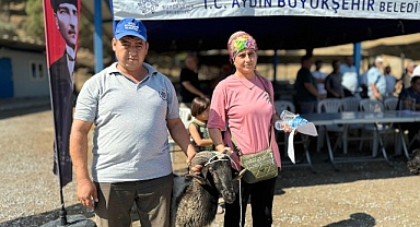 Aydın Büyükşehir Belediyesi Üreticilere Sakız Koçu, Sakız Koyunu, Çine Çaparı ve Honamlı Keçisi Hibe Etmeye Devam Ediyor