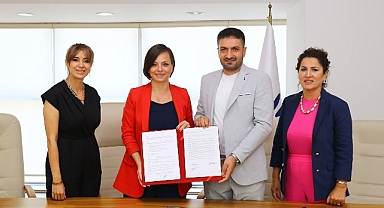 Başkan Kınay ve Oda Başkanı Olgun Aktaş arasında protokol imzalandı