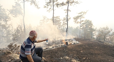 Büyükşehir Orman Yangınları Sonrası Üreticinin Yanında