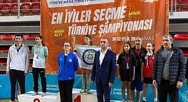 Büyükşehir Sporcusu Masa Tenisinde Türkiye Şampiyonu Oldu