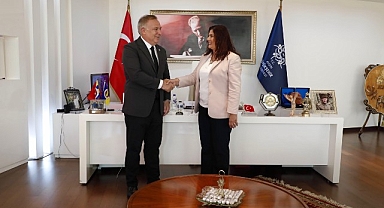 CHP Genel Başkan Yardımcısı Gökhan Zeybek, Başkan Çerçioğlu'nu ziyaret etti.