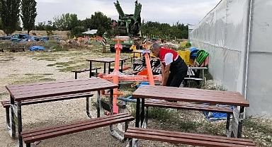 Deprem bölgesine Osmangazi eli