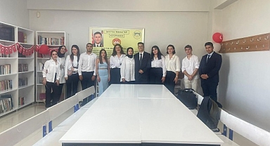 Hatay’da şehidin adının yaşayacağı kütüphaneye Gölcük Belediyesi'nden destek.