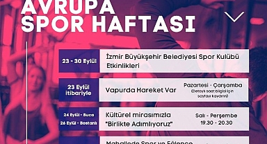 İzmir Avrupa Spor Haftası'na hazır