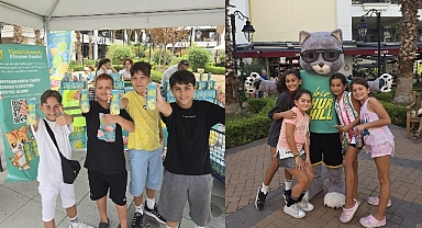 İzmir Mavibahçe'de çocukları buluşturan etkinlik