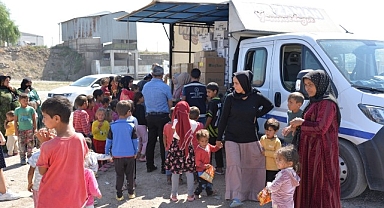 Kahramankazan Belediyesi mevsimlik tarım işçilerine yardım elini uzatarak destek olmaya devam ediyor.