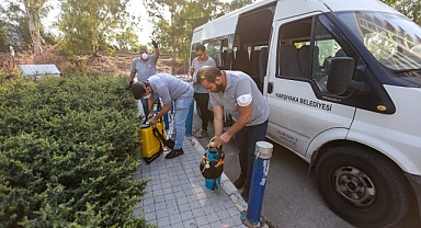 Karşıyaka’da haşerelere karşı tam saha mücadele