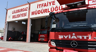 Lüleburgaz İtfaiyesi'nden 475 yangına müdahale