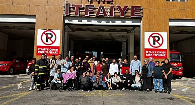 Nevşehir Belediyesi Özel İnsanlar Eğitim Merkezi’ndeki öğrenciler İtfaiyecilik Haftası dolayısıyla İtfaiye Müdürlüğü’nü ziyaret etti.