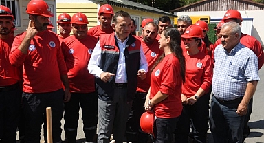 Yenişehir Belediyesi deprem tatbikatına katıldı