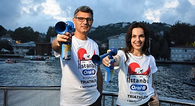 Yusuf Dikeç’in Kanlıca’da Verdiği Startla Oral-B Marka Yüzü Ünlü Oyuncu Yağmur Tanrısevsin, Avrupa'dan Asya'ya Bisiklet Sürerek Geçti