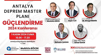  Antalya Büyükşehir Belediyesi'nin Deprem Master Plan çalışmaları sürüyor