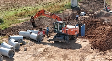 ASKİ tarafından Aydın Şehir Hastanesi için başlatılan çalışma devam ediyor.