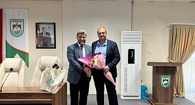 Başkan Usta Yunanistan’dan gelen heyet ile bir araya geldi