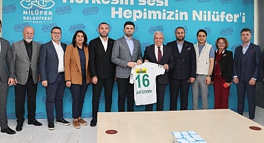 Bursaspor Yönetimi’nden Başkan Şadi Özdemir’e ziyaret