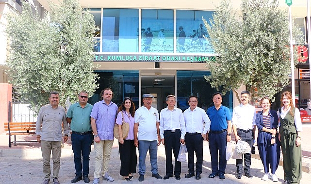 Çinli heyet Çevre Dostu Çiftçi Kart Projesi'ni inceledi