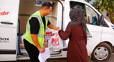 Çocuklar 'Halk Süt'le büyümeye devam ediyor