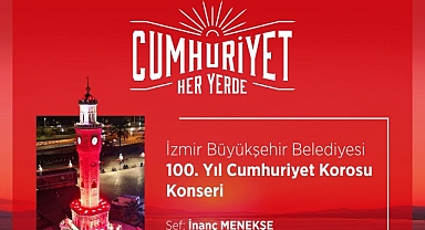 Cumhuriyet Bayramı’na özel 100. Yıl Cumhuriyet Korosu konseri