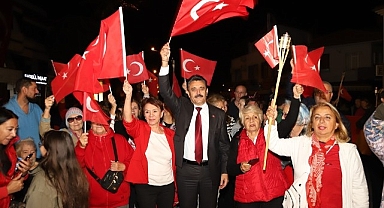 Cumhuriyetin 101. Yılı Dikili ve Çandarlı’da coşkuyla kutlandı