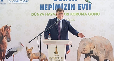 Dünya Hayvanları Koruma Günü’nde Başkan Tugay’dan çağrı “Asla mücadeleden vazgeçmeyelim”