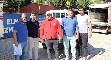 Elmalılı çiftçilere sera naylonu desteği