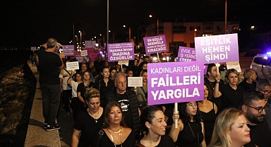 Güzelbahçe Şiddete Karşı Yürüdü