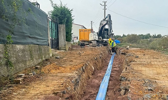 İSU'dan Gebze Mollafenari, Cumaköy ve Kadılı mahallelerine yeni altyapı yatırımı.