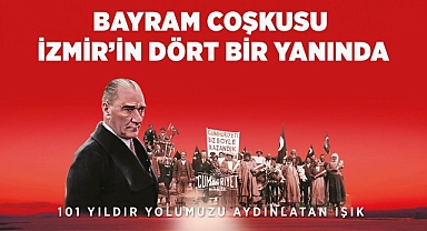 İzmir Büyükşehir Belediyesi 15 gün boyunca 19 ilçede 29 Ekim’i kutlayacak İzmir’de “Cumhuriyet her yerde”