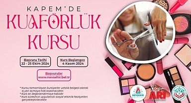 KAPEM'de Kuaförlük Kursu Açılacak