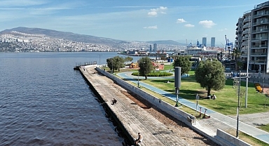 Kordon’da deniz taşkınlarını önlemek için yoğun tempo
