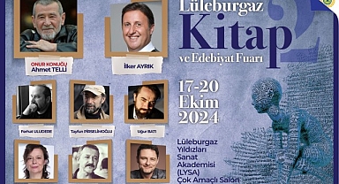 Lüleburgaz 2'nci Kitap ve Edebiyat Fuarı 17 Ekim'de başlıyor