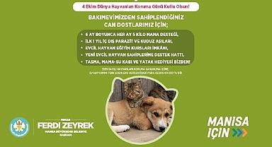 Manisa Büyükşehir Belediyesinden Örnek Proje “Yeter ki Sahiplen!”