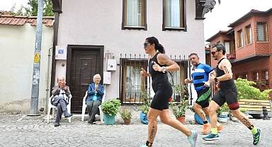 Mudanya Triatlon Finalleri'ne rekor katılım sağlandı.