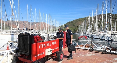 Muğla Büyükşehir Belediyesi İl Genelinde Kıyı Tesislerinde Kapsamlı Yangın Denetimi Gerçekleştirdi