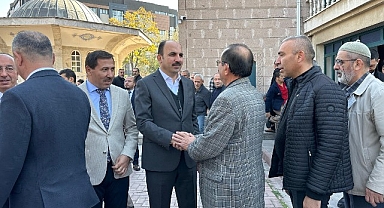 Başkan Altay Büyük Buğday Pazarı Camii’nde Esnafla ve Vatandaşlarla Buluştu