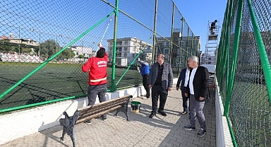 Başkan Çiçek Talimatı Verdi Sahalar Yenileniyor