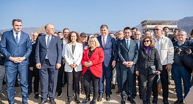 Başkan Tugay, bal ormanına fidan dikti