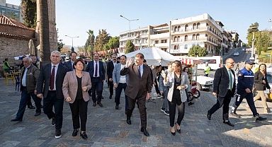 Başkan Tugay’dan Selçuk turu “Efes Selçuk tarihine geçecek en güzel dönemlerden biri olacak”