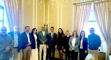Bayraklı heyetinden Portekizli kardeş belediyeye ziyaret