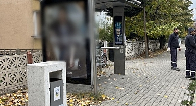 Bekleme noktalarına küllüklü çöp kutuları yerleştirildi