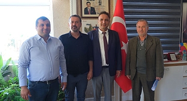 Beldibi İlk ve Ortaokulu yönetiminden Çelik’e ziyaret 