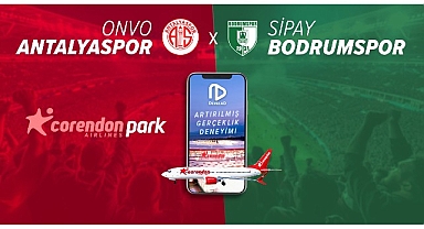 Corendon Airlines’tan Onvo Antalyaspor-Sipay Bodrum FK maçında sürpriz boarding deneyimi