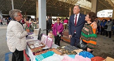 Gaziemir Belediyesi’nden kadınlara destek: El Emeği ve Satış Pazarı açıldı