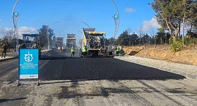 Gebze Millet Bahçesi otopark ve iç yollara asfalt