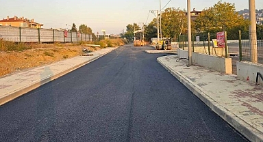 Karamürsel'in yeni otogarına asfalt