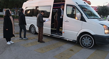 Kemer Belediyesi’nden servis denetimleri